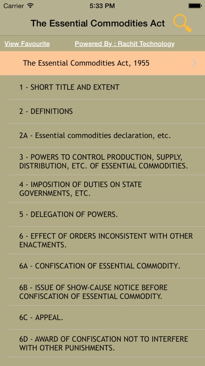 The Essential Commodities Act