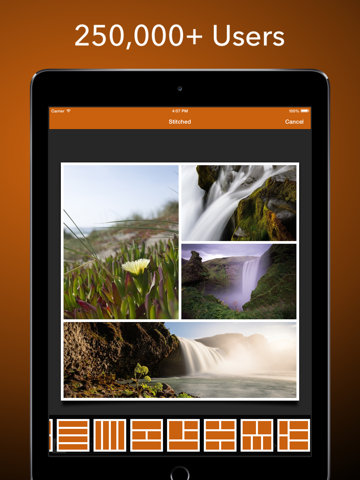 Screenshot #4 pour Stitched - Stitch Your Photo To Create Stunning Collages To Share on Facebook, Twitter and Instagram