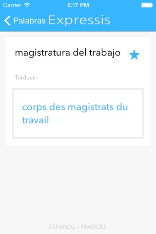 Expressis Business & Law Dictionary Español - Francés screenshot 3