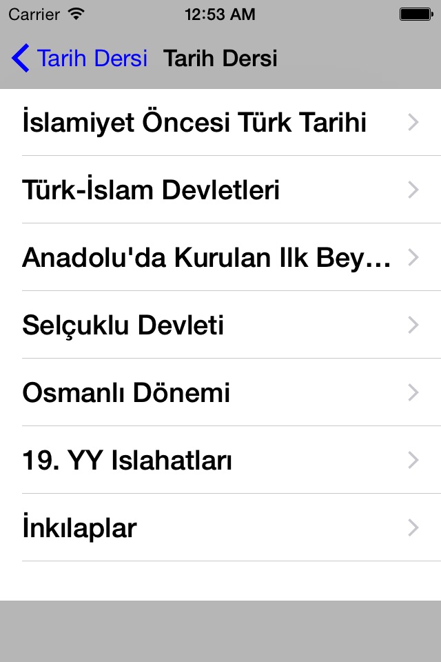 Tarih Dersi Lite screenshot 2