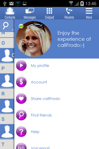 callFrodo screenshot 2