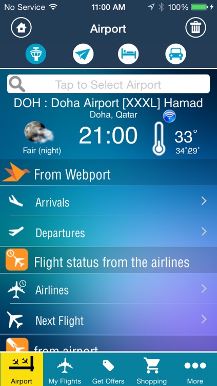 Doha Airport Pro (DOH) Flight Tracker