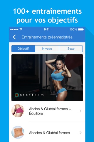All-in Fitness: 1200 Exercises, Workouts, Calorie Counter, BMI calculator by Sport.com screenshot 3