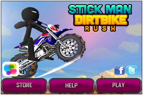 Stickman Dirt Bike Rush screenshot 2