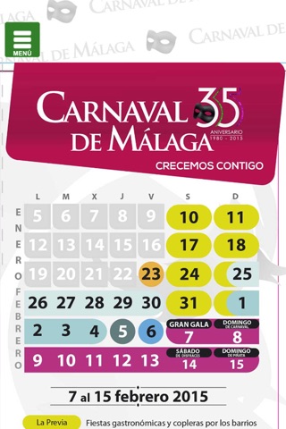 Carnaval de Málaga 2015 screenshot 2