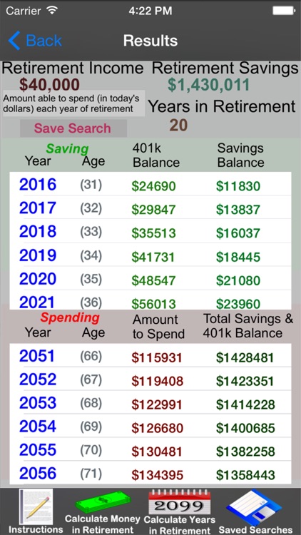 Easy Retirement Calculator