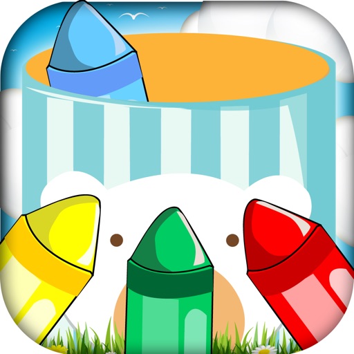 Crayon Collector Invasion – Fast Falling Game for Kids Free iOS App