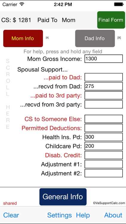 Virginia Child Support 2014