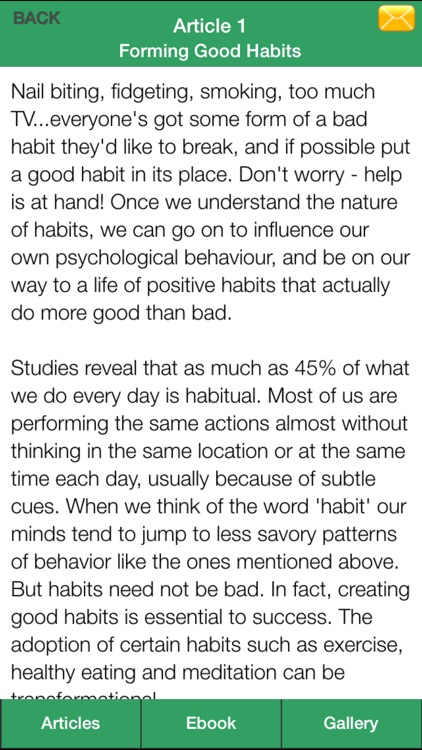Good Habits Guide - A Guide To Changing Your Bad Habits To Good Habits ! screenshot-4