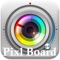 Apply great effects on your photos with PixlBoard, a full app with a built-in custom image editor, easy to customize for icons and default images