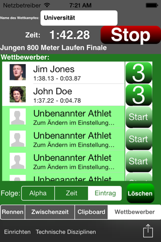 Running Coach's Clipboard iPhn screenshot 2
