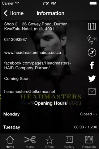 Headmasters Hair Company screenshot 3