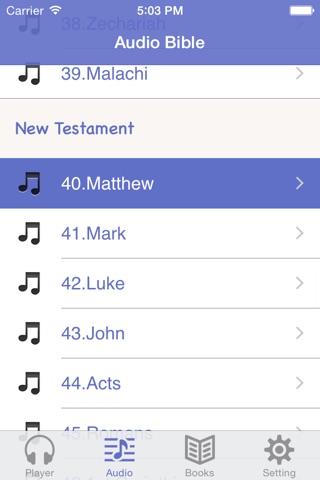 NASB Bible (Audio & Book) screenshot 2