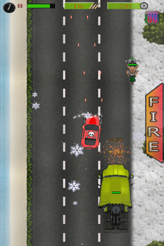 Highway rush race car game screenshot 2