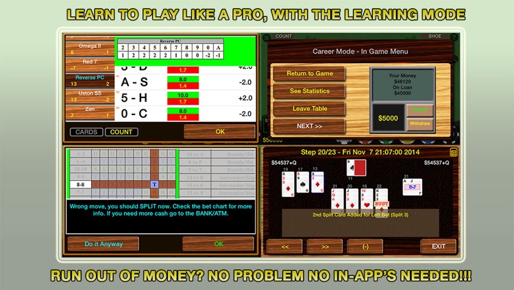 Blackjack 21 Pro - Multi-Hand (Vegas Casino Fun) screenshot-3