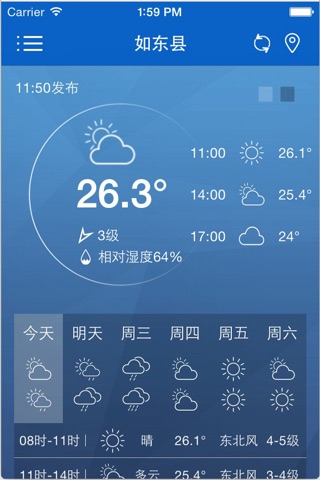 江苏近海风电场海洋气象预报预警系统 screenshot 2