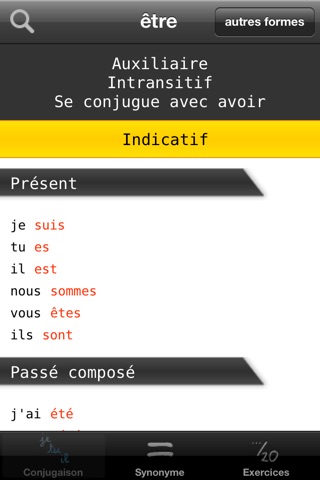 La conjugaison française screenshot 2