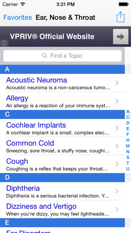 Ear, Nose & Throat: Otolaryngology ENT Dictionary and Terminology