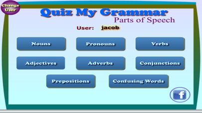 How to cancel & delete Quiz My Grammar Parts of Speech Lite from iphone & ipad 1