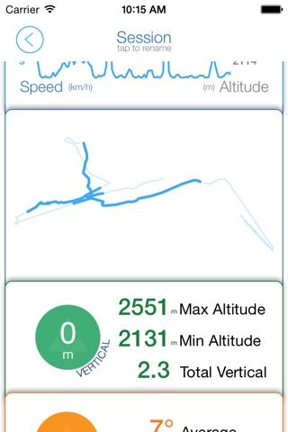 Ski Kick - GPS Tracks screenshot 3