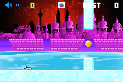 Jump Dolphin Beach Show - Ocean Tale Jumping Game screenshot 2