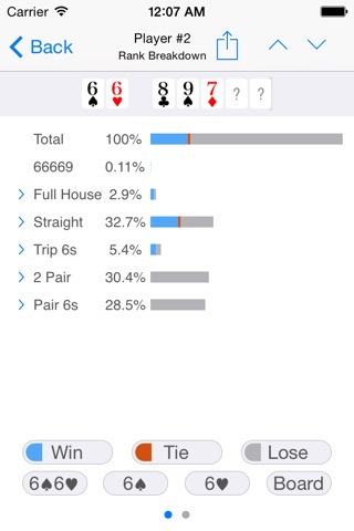 Poker Odds Pro screenshot 2