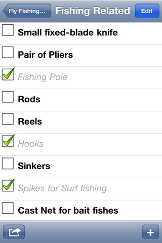 Fishing Trip Checklist screenshot 3