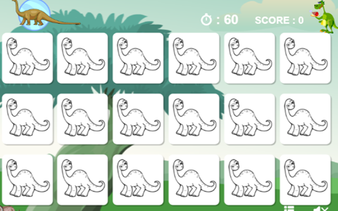 Dinosaur games puzzle family people game screenshot 3