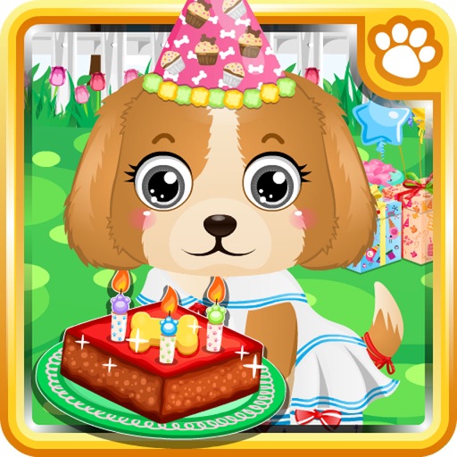 Puppy Birthday Icon