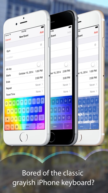Rainbow — Custom Color Keyboard Themes & Skins