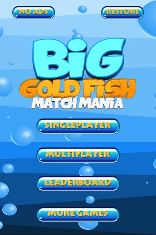 A Big Gold Fish Match 3 Mania Game – Big Action Puzzle Fun in the Sea Pro! screenshot 3