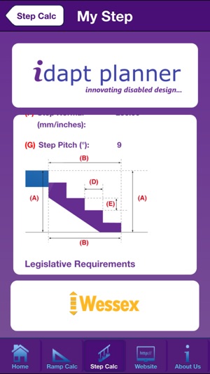 Idapt Ramp & Step Calculator(圖5)-速報App