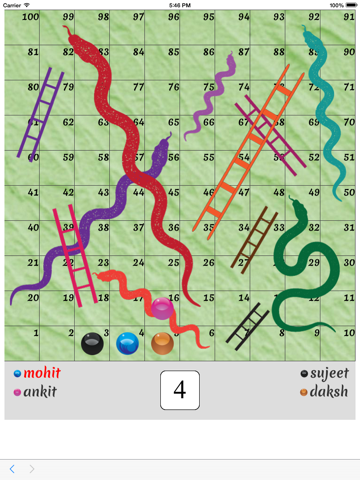 Snakes And Ladders Board Gameのおすすめ画像4