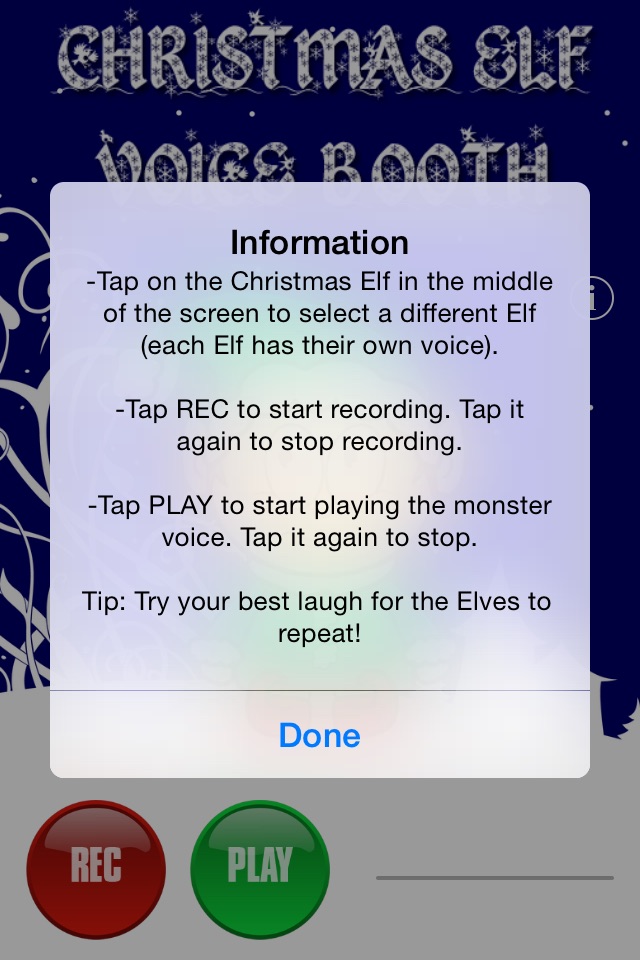 Christmas Elf Voice Booth - Elf-ify Your Voice screenshot 4