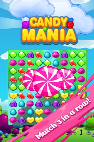 Candy Mania - Addictive puzzle swap & match Candie craze free edition screenshot 2