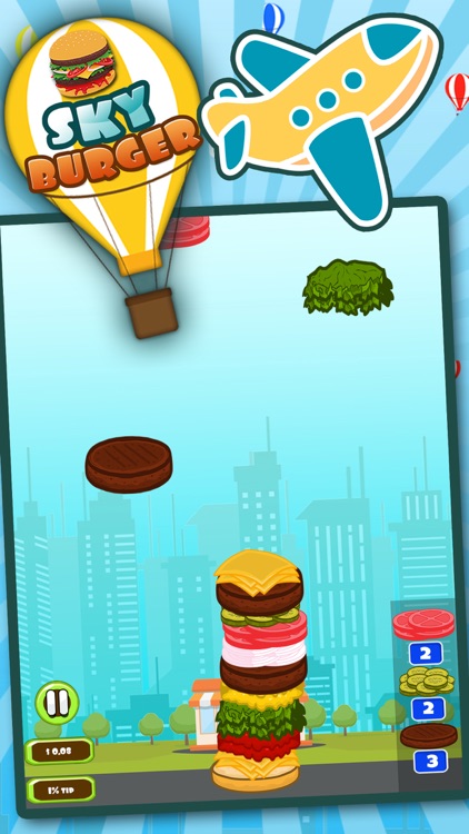 Sky Burger Mania Restaurant : Sky High Burger Tower a Burger maker game screenshot-3