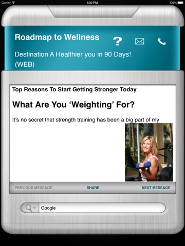 Dr. Nathalie Roadmap to Wellness App HD screenshot 3