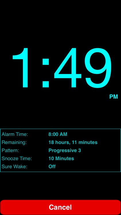 Progressive Alarm Clock