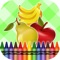 Fruits Coloring Book