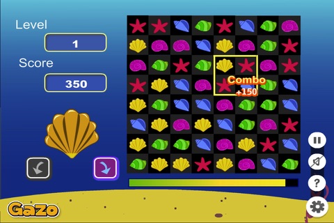 Seashell Gems Twist screenshot 2
