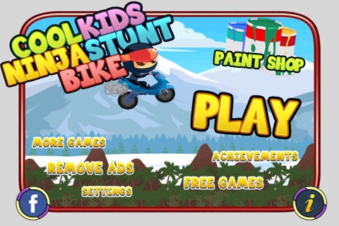 Cool Kids Ninja Stunt Bike screenshot 3