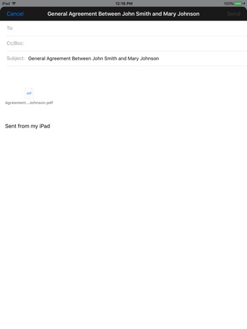 Simple General Agreement screenshot 3
