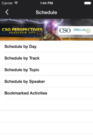 CSO Perspectives Roadshow 2015 screenshot 3