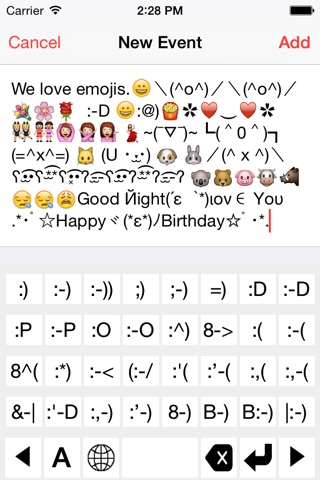 Emoji Kaomoji Smiley screenshot 4