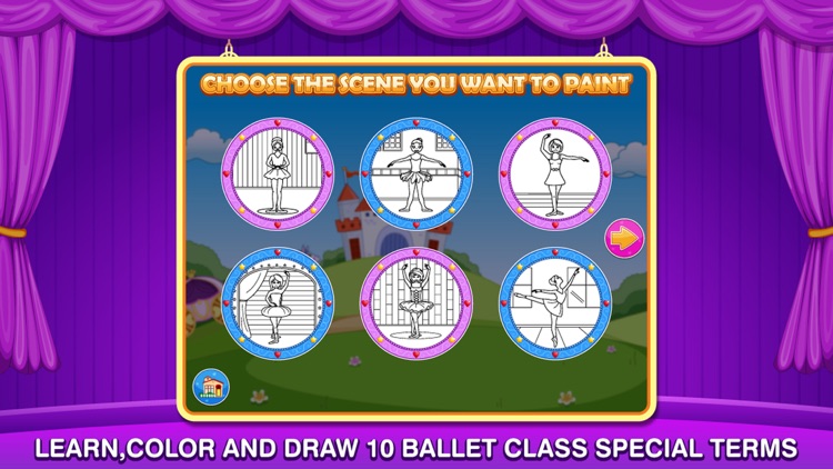 Princess Fairy Ballerina Color Salon: Fun Ballet Dancers Princesses Fairies Coloring Book for Kids and Girls screenshot-3