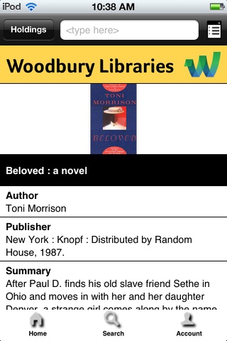 Woodbury U Library screenshot 3
