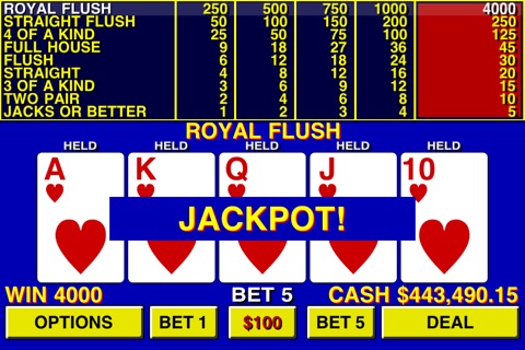 Video Poker ⋆ screenshot 3