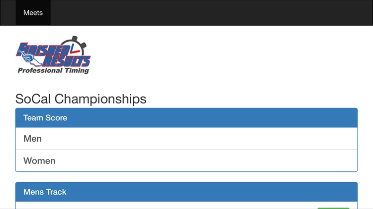 Finished Results Live