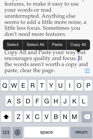 Pop for iOS — a piece of paper to write notes, ideas and things to do screenshot 4
