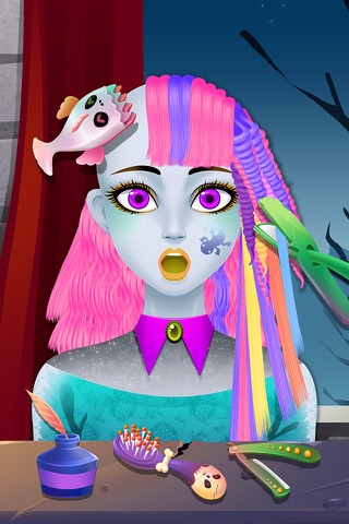 Monster's Girls Hair Salon - Hairstyle Makeover! screenshot 2